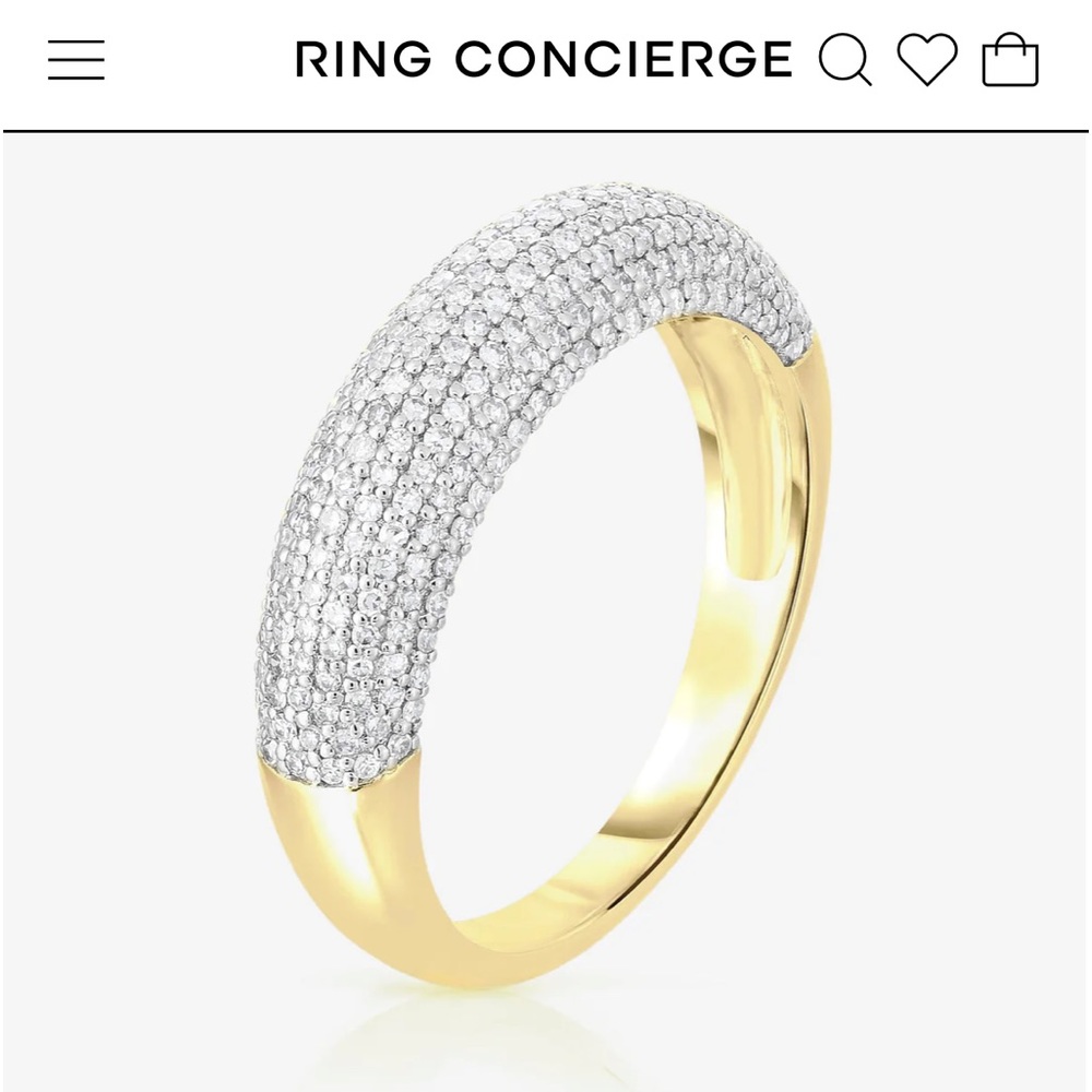 Ring Concierge Pave Diamond Cloud Ring